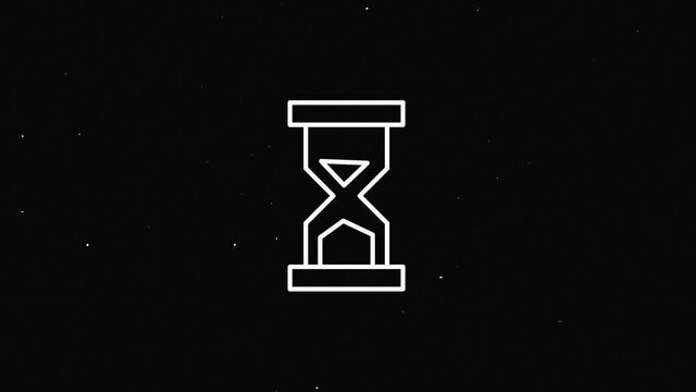 Office icon. Glitch shadow icon. Office, great design for any purposes. Motion graphics.