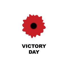Greeting card design concept of Victory Day