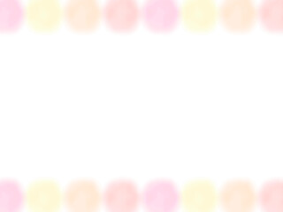 ふんわりドットのイラスト背景、水彩風