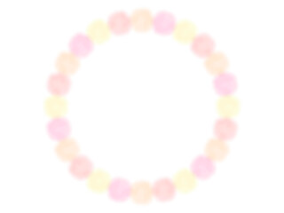 ふんわりドットのイラスト背景、水彩風