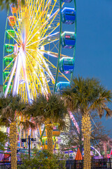 Myrtle Beach - Sky (Ferris) Wheel close up. © Ryan