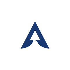 Fototapeta premium letter a alphabet abc logo isolated