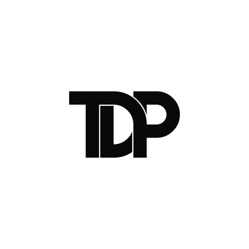 tdp letter original monogram logo design
