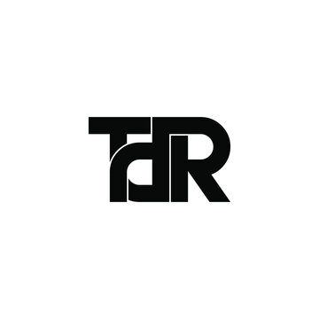tdr letter original monogram logo design