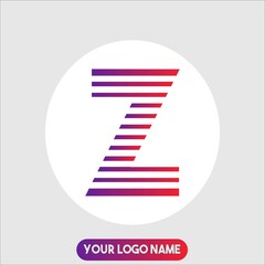 Letter Z logo design with modern concept.