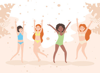 diversity girls cartoons