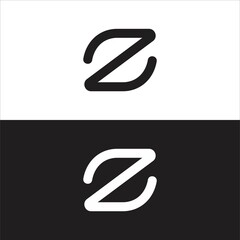 z vector logo design black
