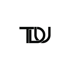 tdu letter original monogram logo design