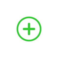 Obraz premium plus icon, add icon vector sign symbol