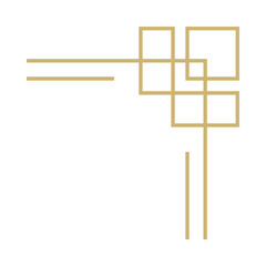 vintage art deco corner