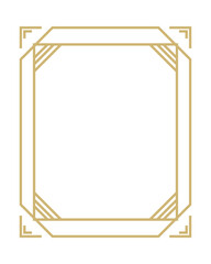 elegant geometric frame