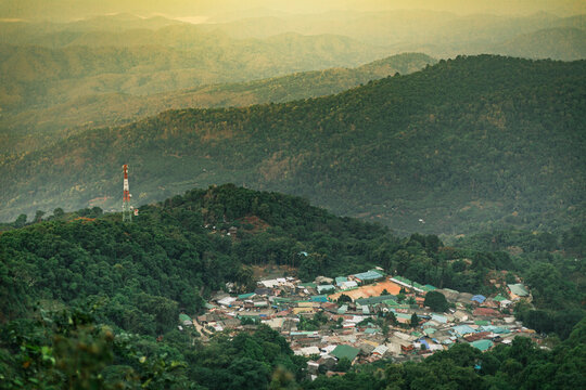 village in the doi pui mountains