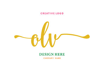 OLV lettering logo is simple, easy to understand and authoritative