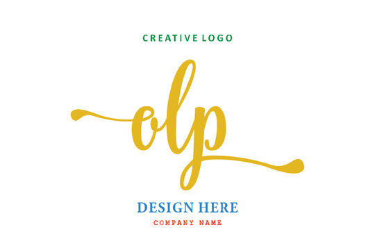 OLP lettering logo is simple, easy to understand and authoritative