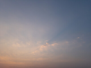 sunset sky with clouds