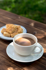 coffee-drink with Snack