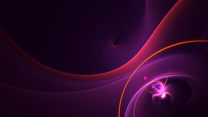 3D rendering abstract colorful fractal light background