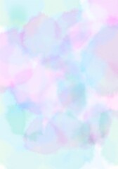 水彩の滲みの素材