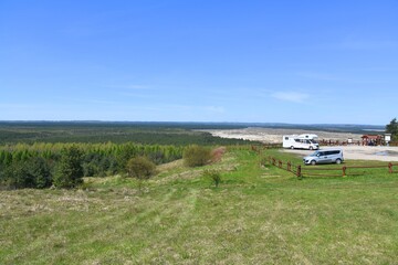 Pustynia Błędowska, park krajobrazowy Orlich Gniazd, w Małopolsce, punkt widokowy Czubatka, © Albin Marciniak