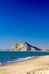 Fototapeta premium Rock of Gibraltar from the East.
