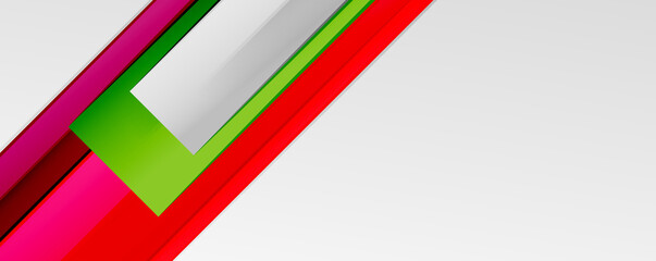 Multicolored lines background. Design template for business or technology presentations, internet posters or web brochure covers