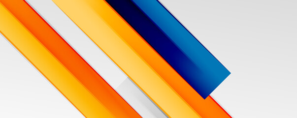 Multicolored lines background. Design template for business or technology presentations, internet posters or web brochure covers