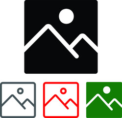 Multiple image icons for websites and applications