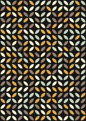 Abstract Geometric Pattern generative computational art illustration