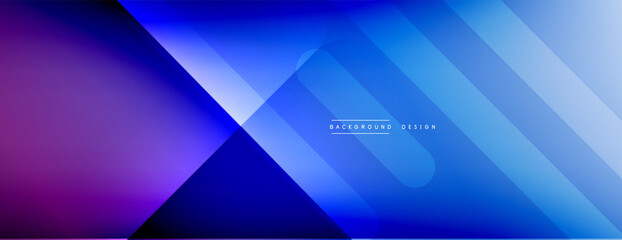 Fototapeta premium Dynamic lines abstract background. 3D shadow effects and fluid gradients. Modern overlapping forms