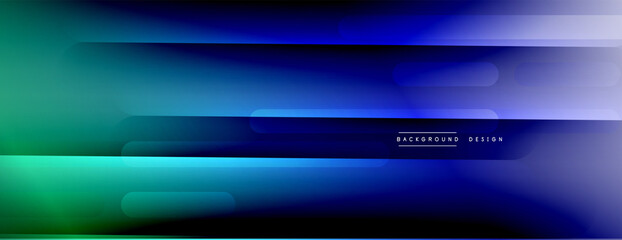 Dynamic lines abstract background. 3D shadow effects and fluid gradients. Modern overlapping forms