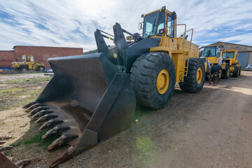 Heavy rental machinery for construction, essential and necessary