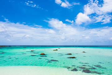 沖縄　宮古諸島 下地島の１７エンド ありえないほど美しい海と幻のビーチ
