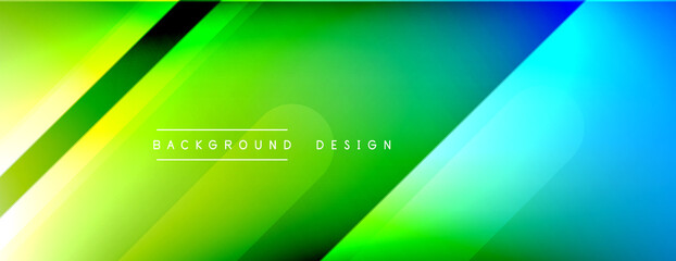 Dynamic lines abstract background. 3D shadow effects and fluid gradients. Modern overlapping forms