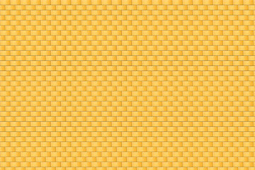 The abstract of seamless pattern gold brick wall, white brick mosaic backdrop, white brick illustration background