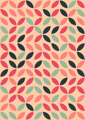 Abstract Geometric Pattern generative computational art illustration