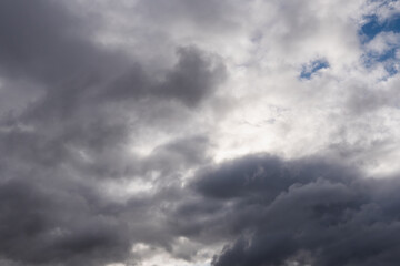 Cloudy sky background. Nature scene.