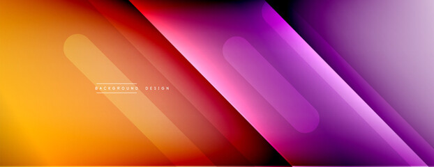 Dynamic lines abstract background. 3D shadow effects and fluid gradients. Modern overlapping forms