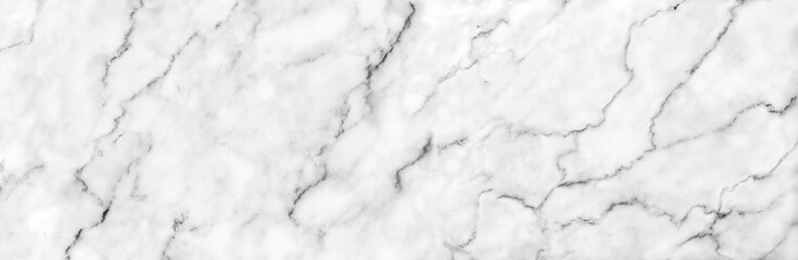 Panorama white marble stone texture for background or luxurious tiles floor and wallpaper decorative design