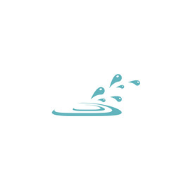 Dripping water illustration. Perfect template design
