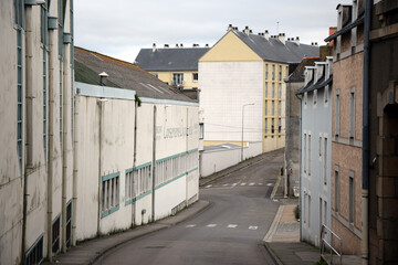 Gasse in Douarnenez, Bretagne