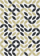 Abstract Geometric Pattern generative computational art illustration