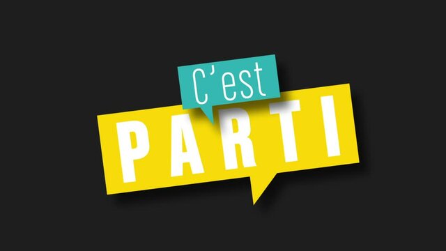 c'est parti!