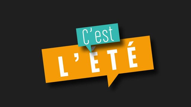 c'est l'&eacute;t&eacute;
