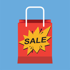 Shopping bags with discounted products