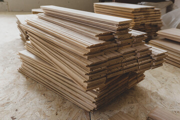 stack of parquet