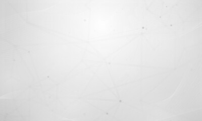 Abstract white background poster with dynamic. technology network Vector illustration.