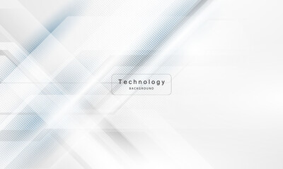 Abstract white background poster with dynamic. technology network Vector illustration.