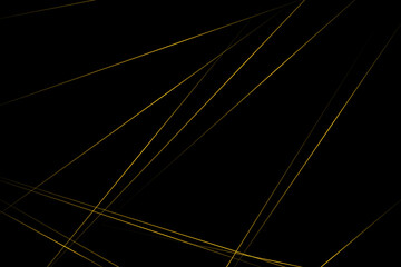 Abstract black with gold lines, triangles background modern design. Vector illustration EPS 10.