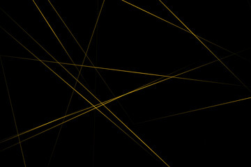 Abstract black with gold lines, triangles background modern design. Vector illustration EPS 10.