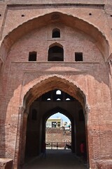 Fototapeta na wymiar ancient ruined building ,panipat,haryana,india